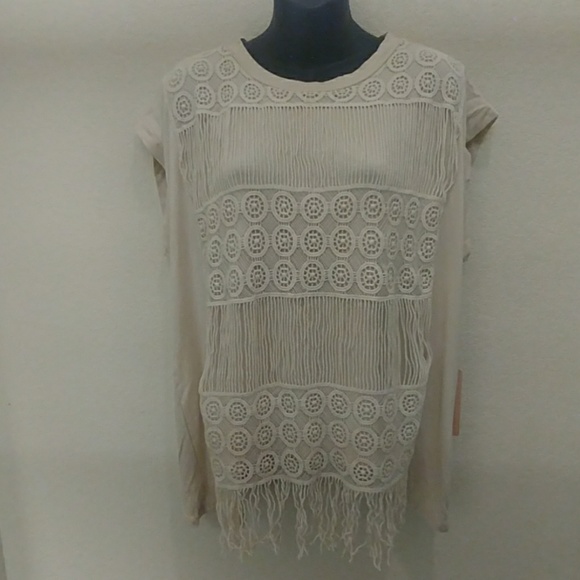 Gibson Latimer Lace Overlay Sleeveless Top - Picture 2 of 8